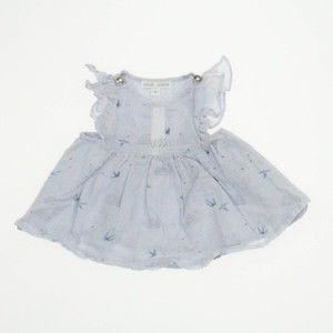 Louis Louise Girls Gray Dress size: 3 Months
